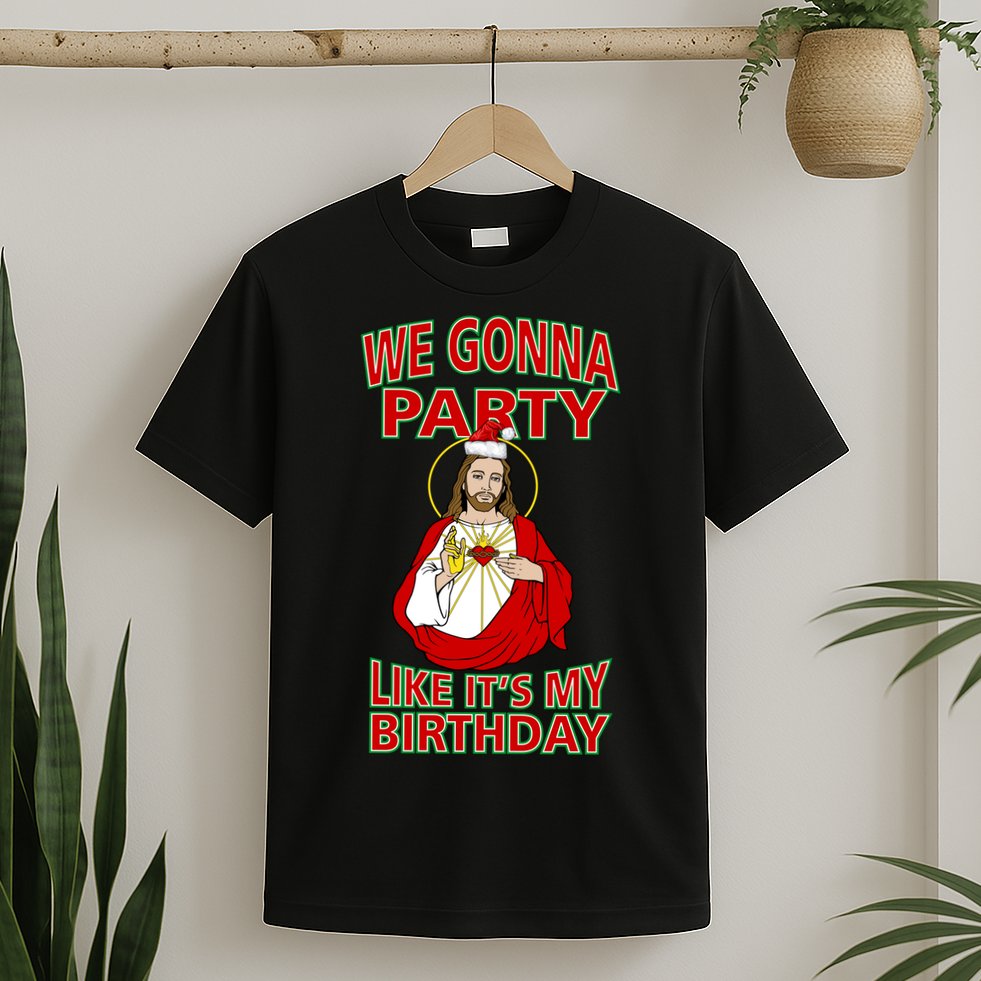 Gonna Party Like It's My Birthday Jesus T-Shirt