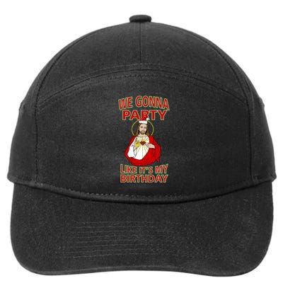 Gonna Party Like It's My Birthday Jesus 7-Panel Snapback Hat