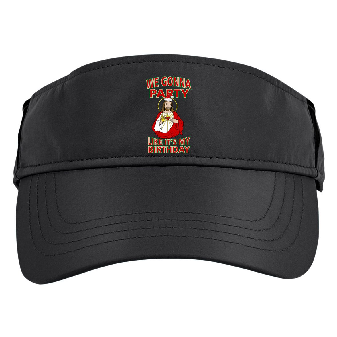 Gonna Party Like It's My Birthday Jesus Adult Drive Performance Visor