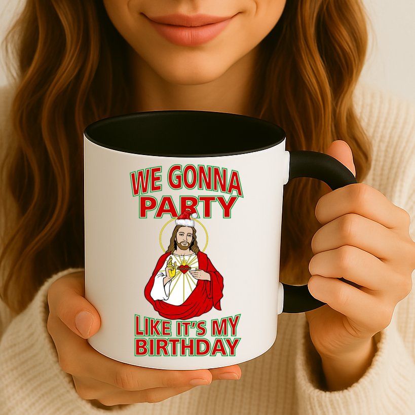Gonna Party Like It's My Birthday Jesus Mug