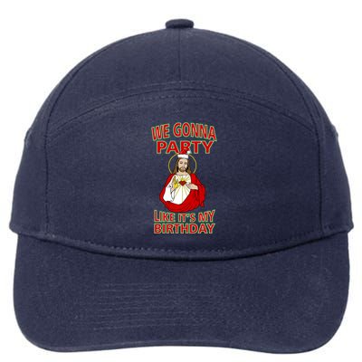 Gonna Party Like It's My Birthday Jesus 7-Panel Snapback Hat