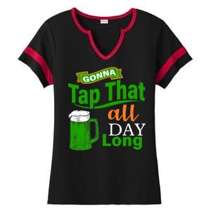 Gonna Tap That All Day Long Ladies Halftime Notch Neck Tee