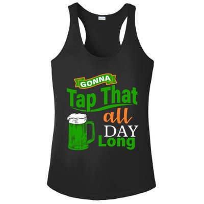 Gonna Tap That All Day Long Ladies PosiCharge Competitor Racerback Tank