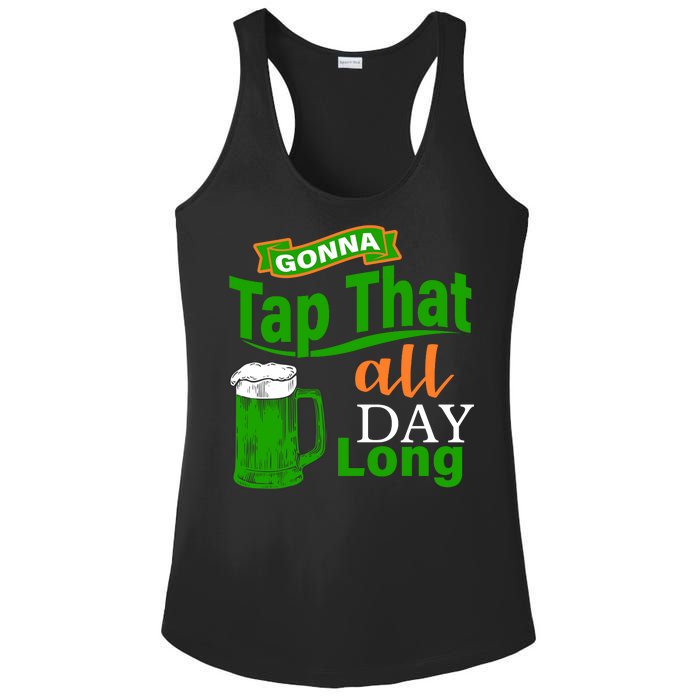 Gonna Tap That All Day Long Ladies PosiCharge Competitor Racerback Tank