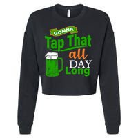 Gonna Tap That All Day Long Cropped Pullover Crew