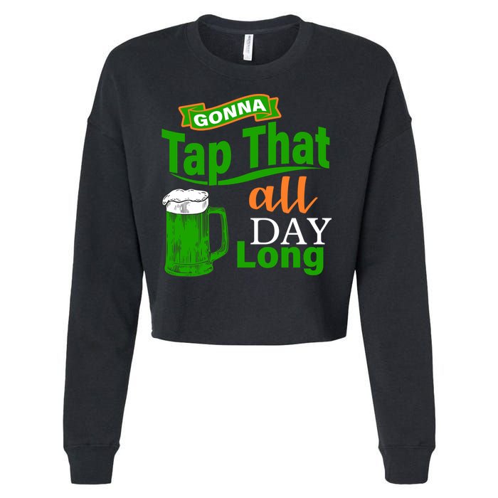 Gonna Tap That All Day Long Cropped Pullover Crew
