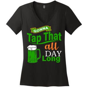 Gonna Tap That All Day Long Women's V-Neck T-Shirt