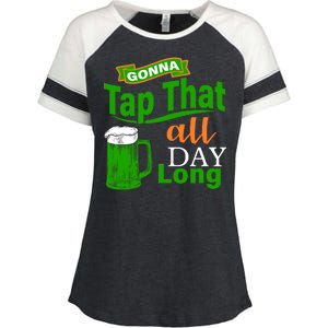 Gonna Tap That All Day Long Enza Ladies Jersey Colorblock Tee