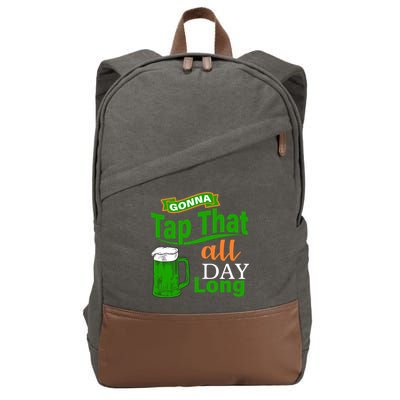 Gonna Tap That All Day Long Cotton Canvas Backpack