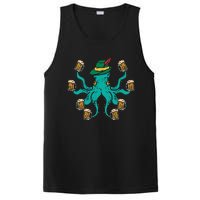 German Octopus Oktoberfest Funny Bavarian Festival Women PosiCharge Competitor Tank