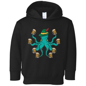 German Octopus Oktoberfest Funny Bavarian Festival Women Toddler Hoodie