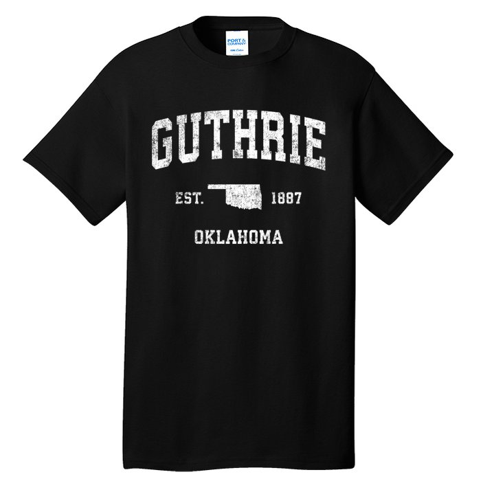 Guthrie Oklahoma Ok Vintage Sports Tall T-Shirt