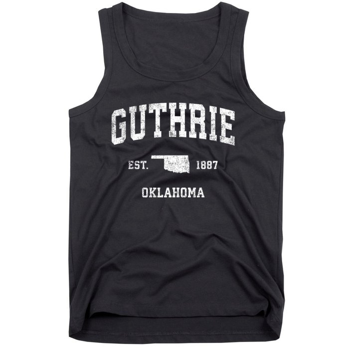 Guthrie Oklahoma Ok Vintage Sports Tank Top