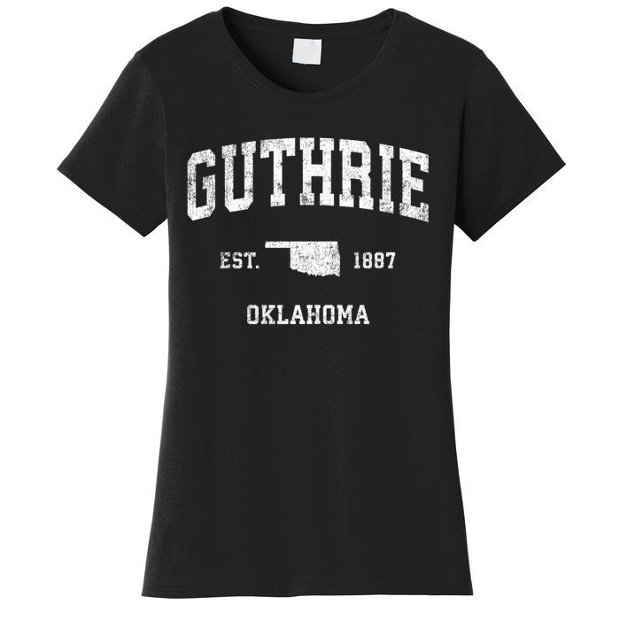 Guthrie Oklahoma Ok Vintage Sports Women's T-Shirt