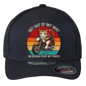 Get Out Of My Way Gonna Poop My Pants Funny Adult Humor Meme Flexfit Unipanel Trucker Cap