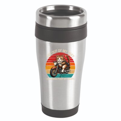Get Out Of My Way Gonna Poop My Pants Funny Adult Humor Meme 16oz Travel Tumbler