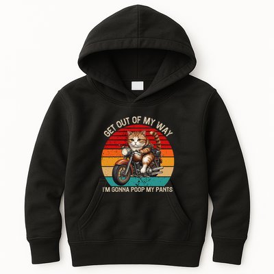 Get Out Of My Way Gonna Poop My Pants Funny Adult Humor Meme Kids Hoodie