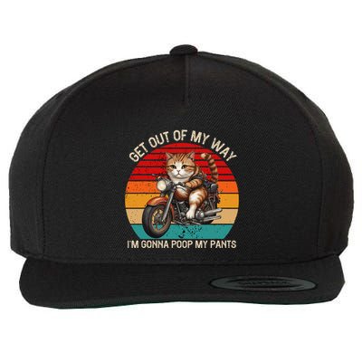 Get Out Of My Way Gonna Poop My Pants Funny Adult Humor Meme Wool Snapback Cap