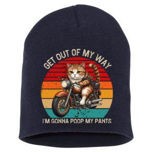 Get Out Of My Way Gonna Poop My Pants Funny Adult Humor Meme Short Acrylic Beanie