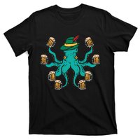 German Octopus Oktoberfest Funny Bavarian Festival T-Shirt