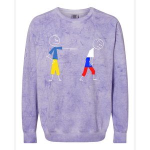 Get Out Of Ukraine Cute Gift And Show Your Support For Ukraine Gift Colorblast Crewneck Sweatshirt