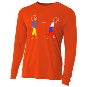 Get Out Of Ukraine Cute Gift And Show Your Support For Ukraine Gift Cooling Performance Long Sleeve Crew