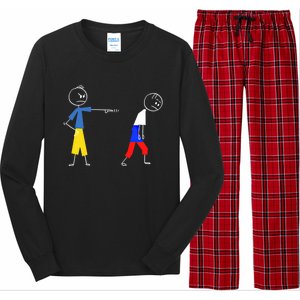 Get Out Of Ukraine Cute Gift And Show Your Support For Ukraine Gift Long Sleeve Pajama Set