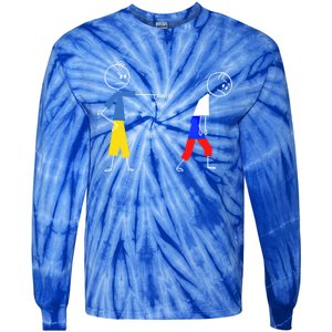 Get Out Of Ukraine Cute Gift And Show Your Support For Ukraine Gift Tie-Dye Long Sleeve Shirt