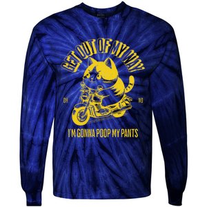 Get Out Of My Way Gonna Poop My Pants Funny Adult Humor Meme Tie-Dye Long Sleeve Shirt