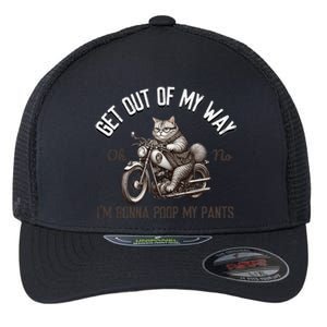 Get Out Of My Way Gonna Poop My Pants Funny Adult Humor Meme Flexfit Unipanel Trucker Cap