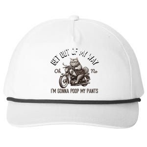 Get Out Of My Way Gonna Poop My Pants Funny Adult Humor Meme Snapback Five-Panel Rope Hat