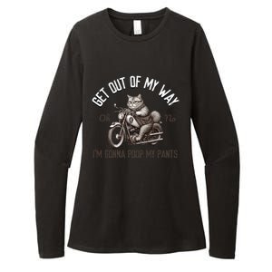 Get Out Of My Way Gonna Poop My Pants Funny Adult Humor Meme Womens CVC Long Sleeve Shirt