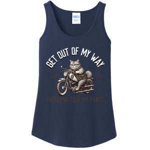 Get Out Of My Way Gonna Poop My Pants Funny Adult Humor Meme Ladies Essential Tank