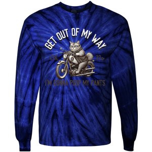 Get Out Of My Way Gonna Poop My Pants Funny Adult Humor Meme Tie-Dye Long Sleeve Shirt