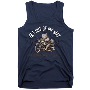 Get Out Of My Way Gonna Poop My Pants Funny Adult Humor Meme Tank Top