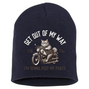 Get Out Of My Way Gonna Poop My Pants Funny Adult Humor Meme Short Acrylic Beanie