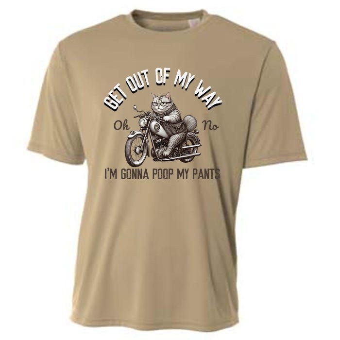 Get Out Of My Way Gonna Poop My Pants Funny Adult Humor Meme Cooling Performance Crew T-Shirt