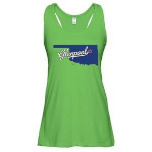 Glenpool Oklahoma Ok Map Ladies Essential Flowy Tank