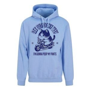 Get Out Of My Way Gonna Poop My Pants Funny Adult Humor Meme Unisex Surf Hoodie