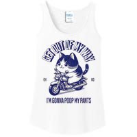 Get Out Of My Way Gonna Poop My Pants Funny Adult Humor Meme Ladies Essential Tank