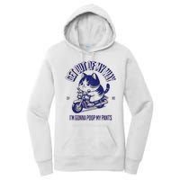 Get Out Of My Way Gonna Poop My Pants Funny Adult Humor Meme Women's Pullover Hoodie