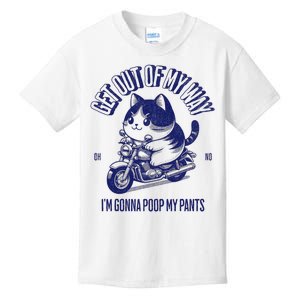 Get Out Of My Way Gonna Poop My Pants Funny Adult Humor Meme Kids T-Shirt