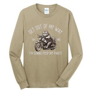 Get Out Of My Way Gonna Poop My Pants Funny Adult Humor Meme Tall Long Sleeve T-Shirt