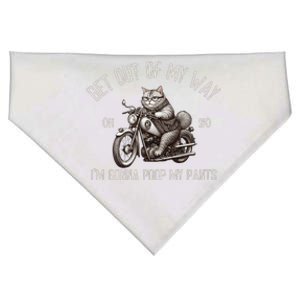 Get Out Of My Way Gonna Poop My Pants Funny Adult Humor Meme USA-Made Doggie Bandana