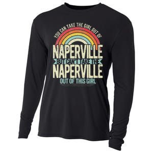 Girl Out Of Naperville Illinois Hometown Home Naperville Cooling Performance Long Sleeve Crew