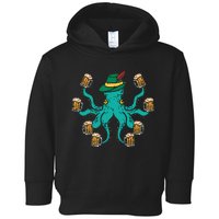 German Octopus Oktoberfest Funny Bavarian Festival Toddler Hoodie