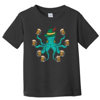 German Octopus Oktoberfest Funny Bavarian Festival Toddler T-Shirt