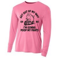 Get Out Of My Way Gonna Poop My Pants Cooling Performance Long Sleeve Crew