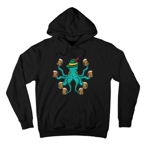 German Octopus Oktoberfest Funny Bavarian Festival Hoodie