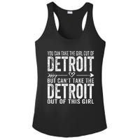 Girl Out Of Detroit Michigan Hometown Home Detroit Ladies PosiCharge Competitor Racerback Tank